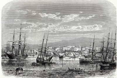 Athene: algemeen uitzicht op de Piraeus, uit 